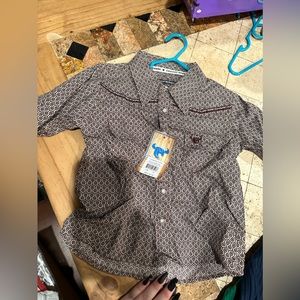4T boys western shirt